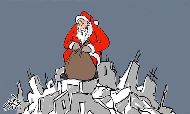کاریکاتور | کریسمس در غزه