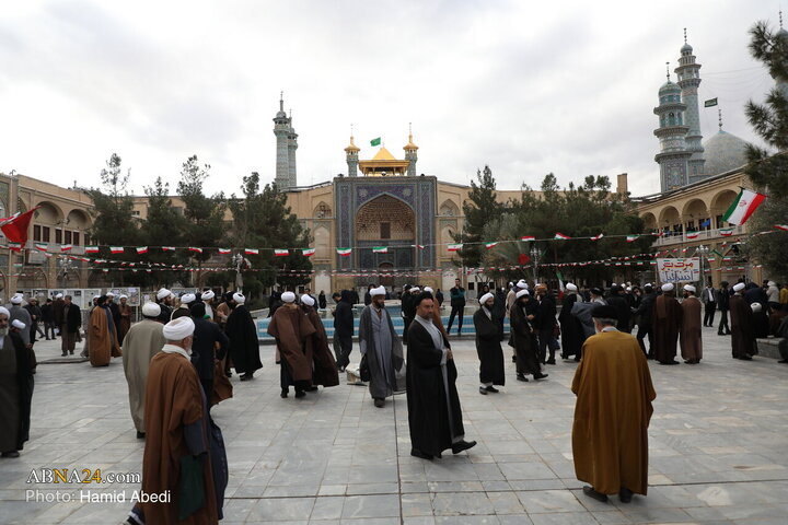 مراسم بزرگداشت یوم‌الله ۹ دی با محوریت «بصیرت‌افزایی» و «پاسداری از ارزش‌های انقلاب» در مدرسه علمیه فیضیه قم 