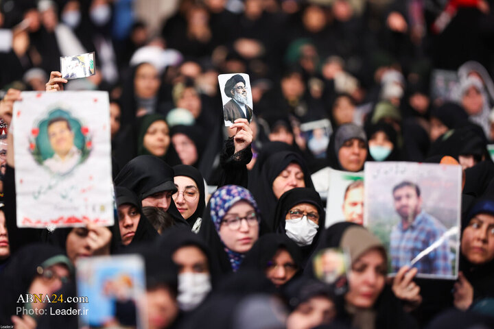 دیدار خانواده شهدای اقتدار با رهبر انقلاب در روز میلاد امیرالمومنین(ع)