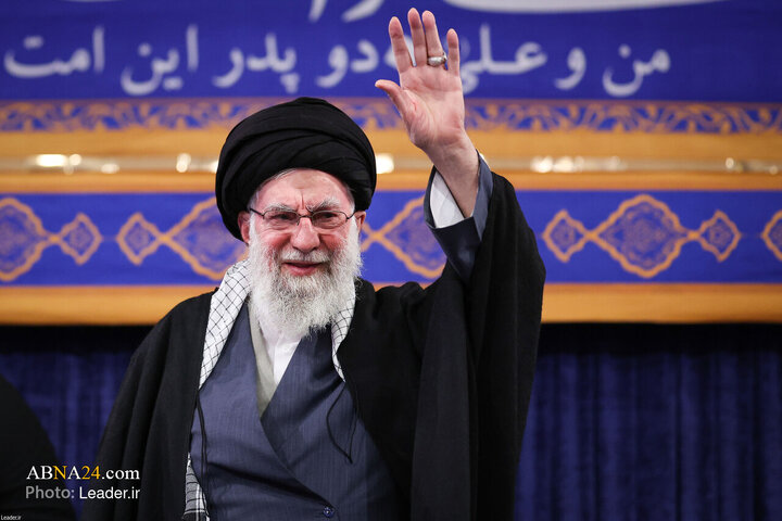 دیدار خانواده شهدای اقتدار با رهبر انقلاب در روز میلاد امیرالمومنین(ع)