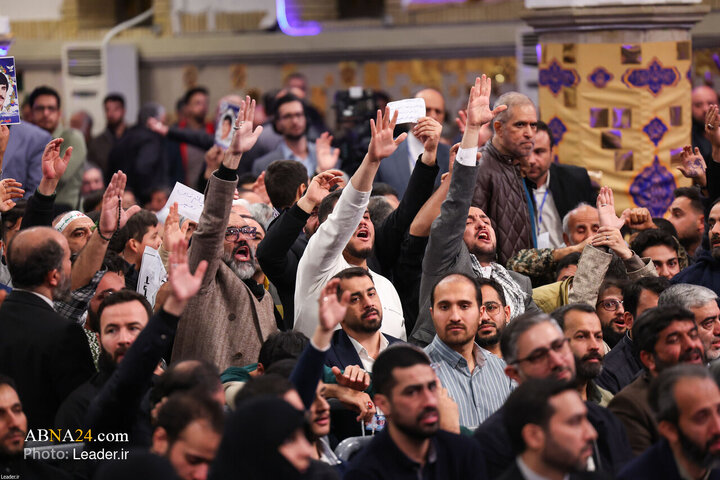 دیدار خانواده شهدای اقتدار با رهبر انقلاب در روز میلاد امیرالمومنین(ع)