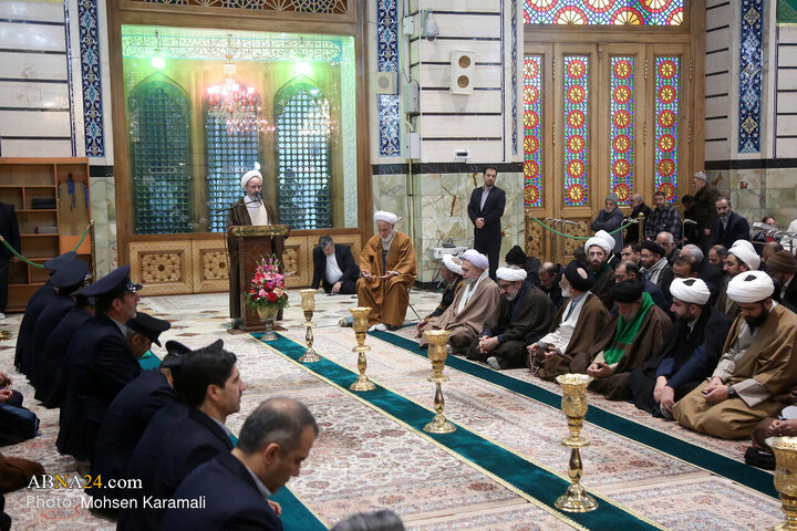 Photos: Khutbah‑Recitation Ceremony by Servants of Hazrat Masoumeh Holy Shrine in Commemoration of Ayatollah Mesbah Yazdi