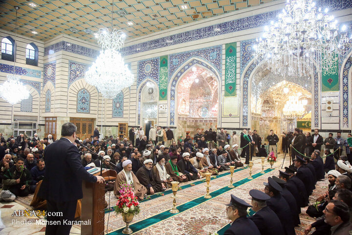 Photos: Khutbah‑Recitation Ceremony by Servants of Hazrat Masoumeh Holy Shrine in Commemoration of Ayatollah Mesbah Yazdi