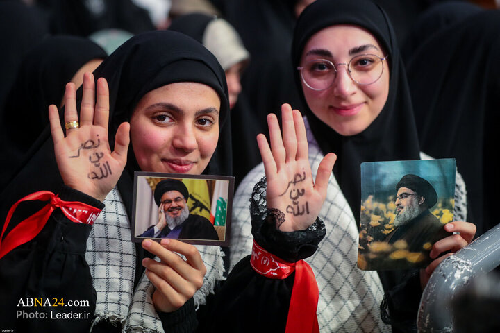 Photos: Imam Khamenei meets with families of martyrs on birth anniversary of Imam Ali (a.s.)