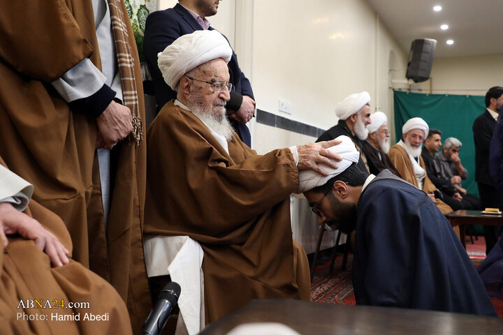 Photos: Turban‑Donning Ceremony for Seminary Students on Imam Ali Birthday
