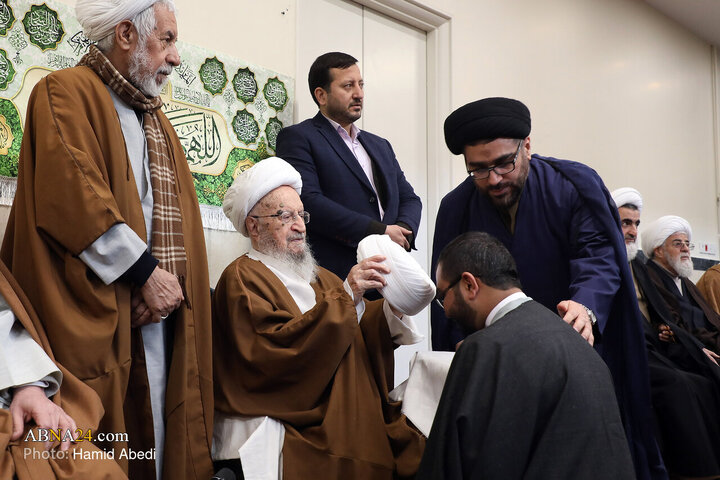 Photos: Turban‑Donning Ceremony for Seminary Students on Imam Ali Birthday