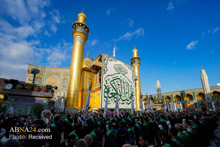 Photos: Tribute by Servants of Alavi Shrine on Imam Ali’s Birthday