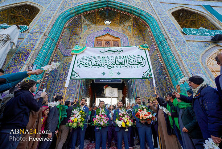 Photos: Tribute by Servants of Alavi Shrine on Imam Ali’s Birthday