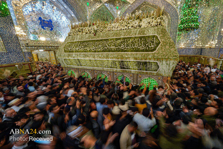 Photos: Tribute by Servants of Alavi Shrine on Imam Ali’s Birthday
