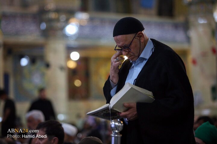 مراسم معنوی اعتکاف در مسجد امام حسن عسکری(ع) قم