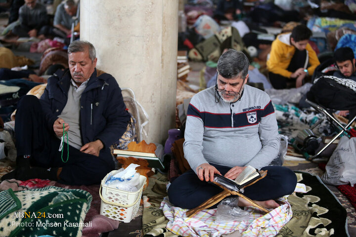 Photos: Spiritual I'tikaf Ceremony at Qom’s Azam Mosque