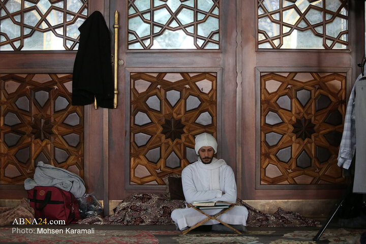 Photos: Spiritual I'tikaf Ceremony at Qom’s Azam Mosque