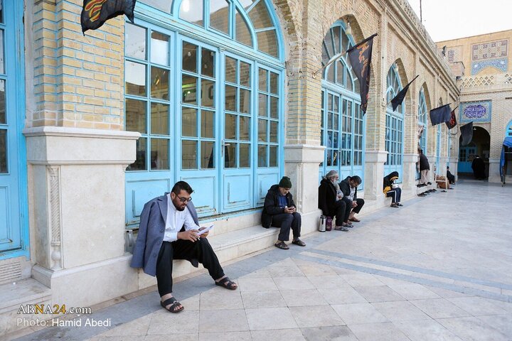 Photos: Spiritual Iʿtikaf Ceremony in Qom’s Jameh Mosque, Imam Hasan al‑Askari Mosque