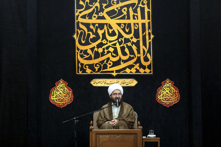 Photos: Hazrat Zainab mourning ceremony held at Lady Fatima Masoumeh shrine in Qom