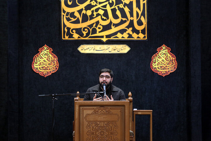 Photos: Hazrat Zainab mourning ceremony held at Lady Fatima Masoumeh shrine in Qom