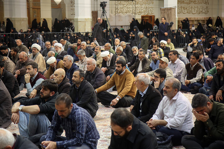 Photos: Hazrat Zainab mourning ceremony held at Lady Fatima Masoumeh shrine in Qom