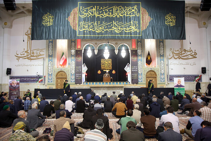 Photos: Hazrat Zainab mourning ceremony held at Lady Fatima Masoumeh shrine in Qom