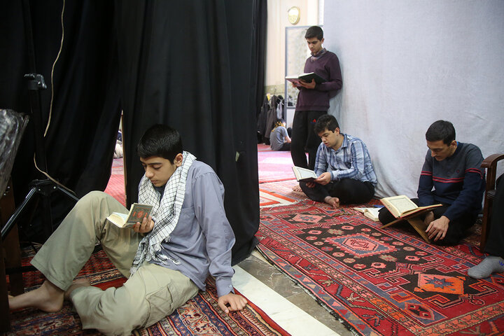 Photos: Spiritual Itikaf Ceremony of Young Servants of Hazrat Masoumeh Holy Shrine