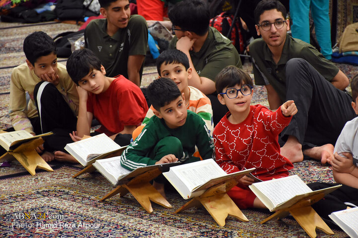 Photos: Spiritual Itikaf of Razavi Children in Rasht