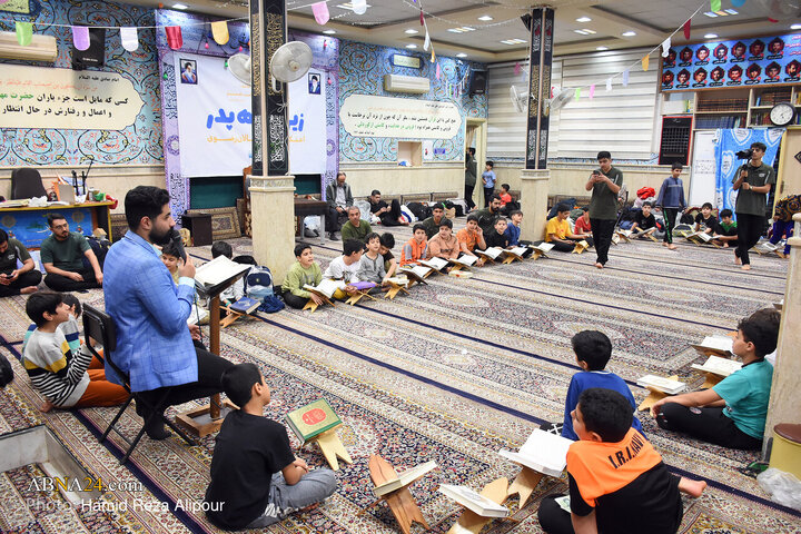 Photos: Spiritual Itikaf of Razavi Children in Rasht