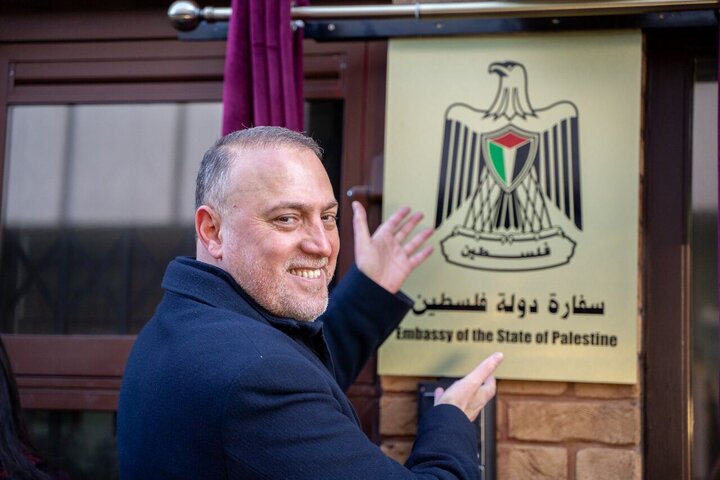 افتتاح سفارت فلسطین در لندن؛ گامی نمادین در سایه تناقض‌های سیاست انگلیس + تصاویر