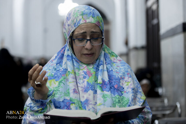 آیین اعتکاف بانوان در حرم مطهر امام رضا(ع)