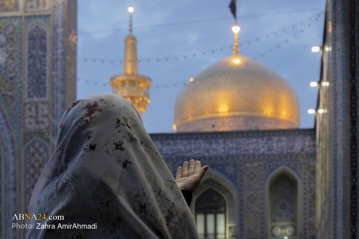 آیین اعتکاف بانوان در حرم مطهر امام رضا(ع)