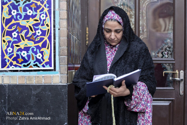 آیین اعتکاف بانوان در حرم مطهر امام رضا(ع)