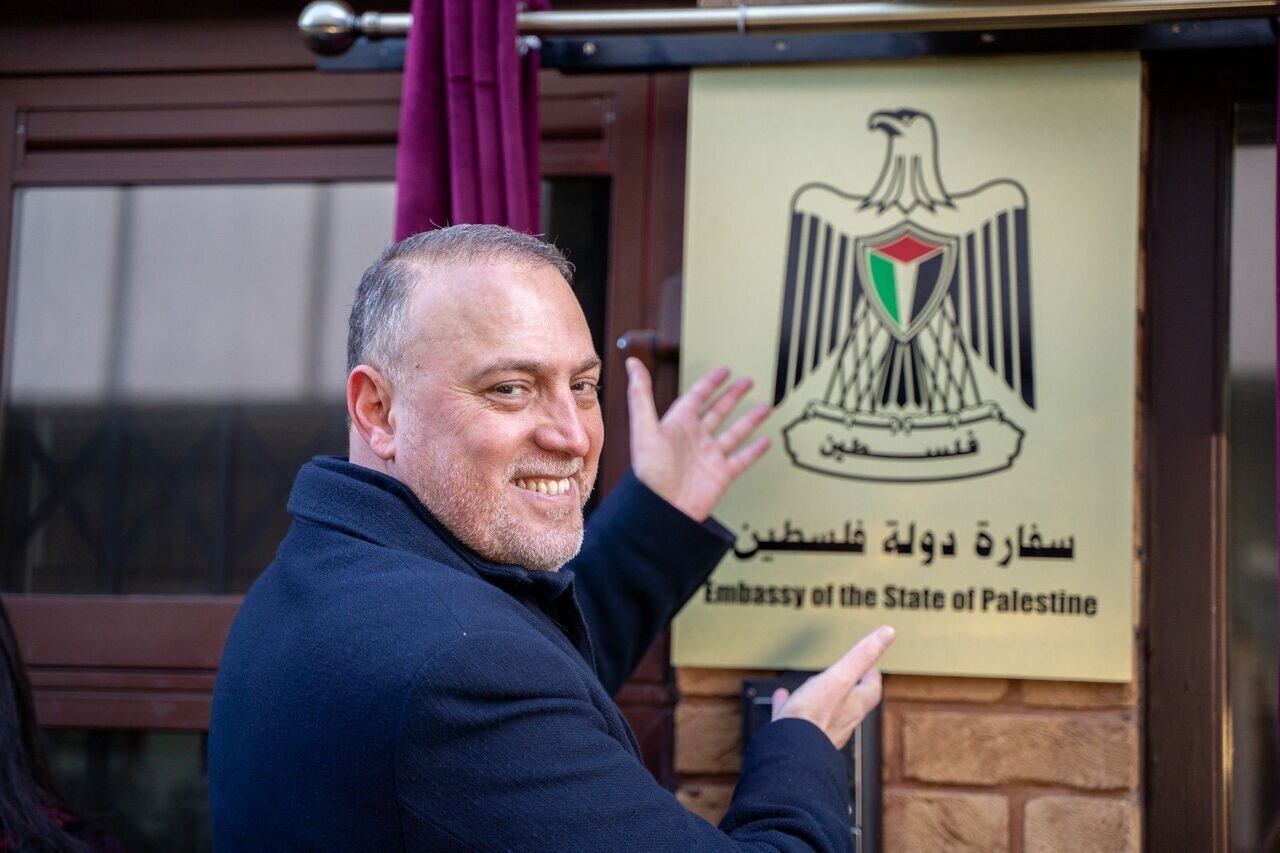 افتتاح سفارت فلسطین در لندن؛ گامی نمادین در سایه تناقض‌های سیاست انگلیس + تصاویر