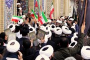 Photos: Qom Seminary Condemned Riots Insulted Quran and Mosques