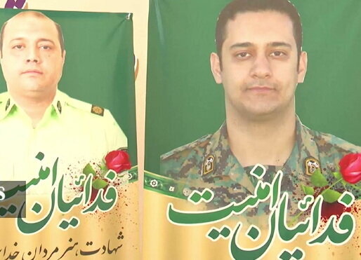 پیکر دو شهید مدافع امنیت امروز در قم تشییع می‌شود