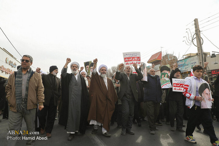 Photos: Funeral for two security forces martyred by rioters in Qom