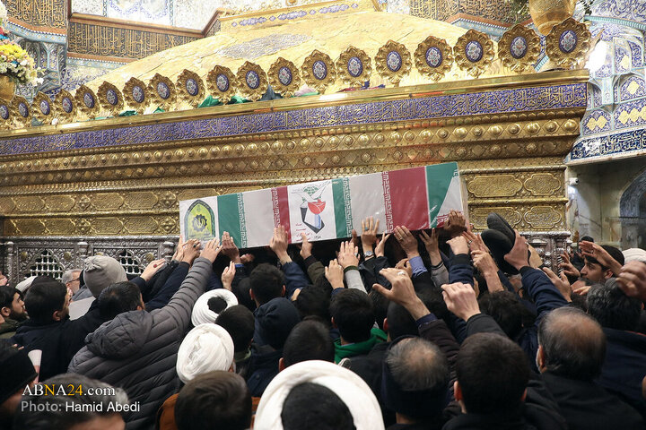 Photos: Funeral for two security forces martyred by rioters in Qom