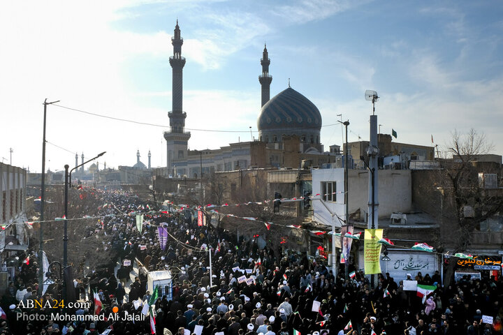 راهپیمایی همبستگی ملی ۲۲دی ماه در قم