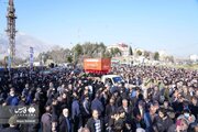 Photos: Funeral Ceremony of Security Martyr in Lorestan Province