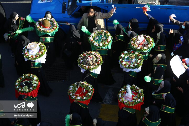 Photos: Funeral Ceremony of Four Security Martyrs in Sari, Iran