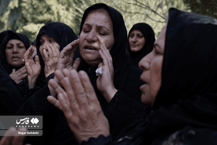 Photos: Funeral Ceremony of Security Martyr in Lorestan Province