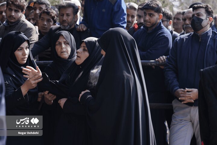 Photos: Funeral Ceremony of Security Martyr in Lorestan Province