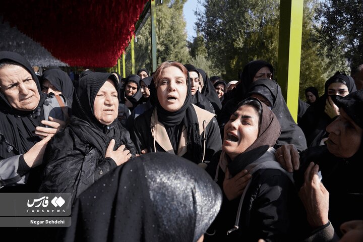 Photos: Funeral Ceremony of Security Martyr in Lorestan Province