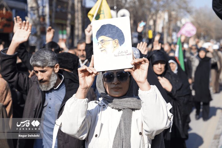 Photos: Funeral Ceremony of Security Martyr in Lorestan Province