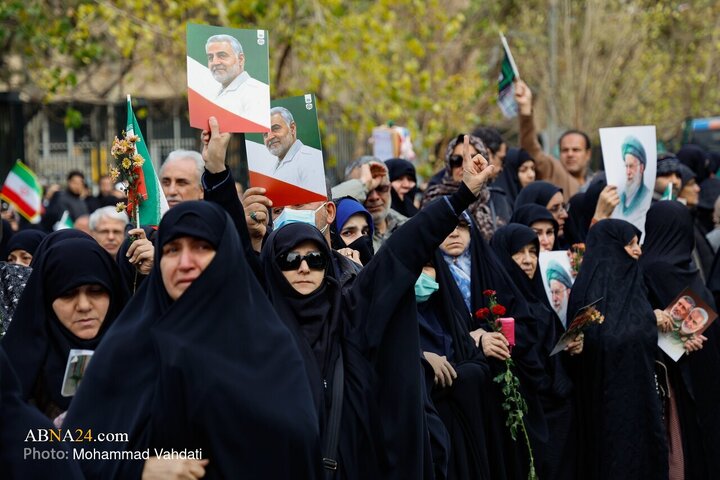 تشییع پیکر ۱۰۰ شهید مردمی و مدافع امنیت