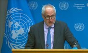 UN Spox Avoids Talking Directly About US Legal Responsibilities on Recent Riots in Iran