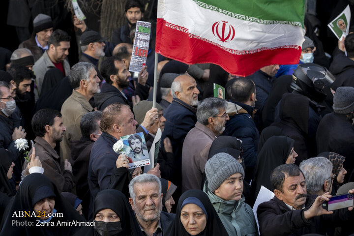 Photos (2): Farewell ceremony for martyrs of security held in Tehran