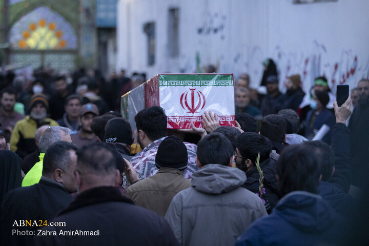Photos (2): Farewell ceremony for martyrs of security held in Tehran
