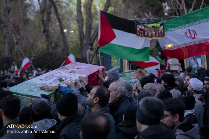Photos (2): Farewell ceremony for martyrs of security held in Tehran