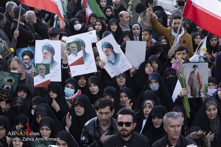 Photos (2): Farewell ceremony for martyrs of security held in Tehran