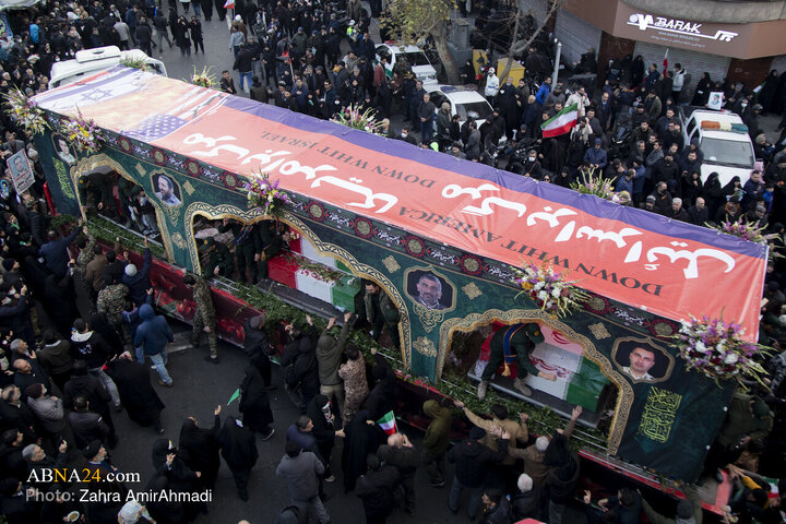Photos (2): Farewell ceremony for martyrs of security held in Tehran