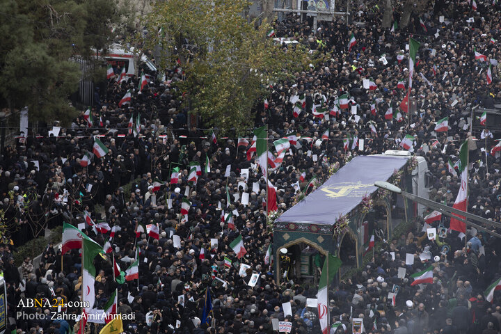Photos (2): Farewell ceremony for martyrs of security held in Tehran