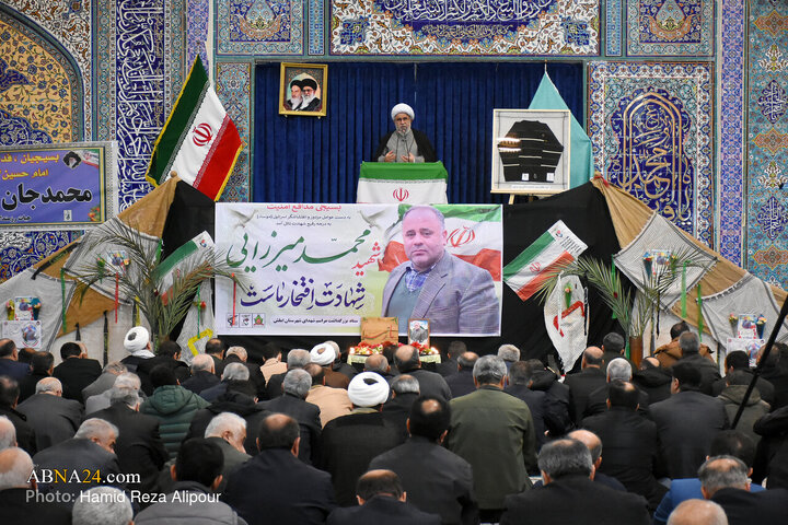 Photos: Commemoration ceremony of Security Martyr Muhammad Mirzaei in Amlash