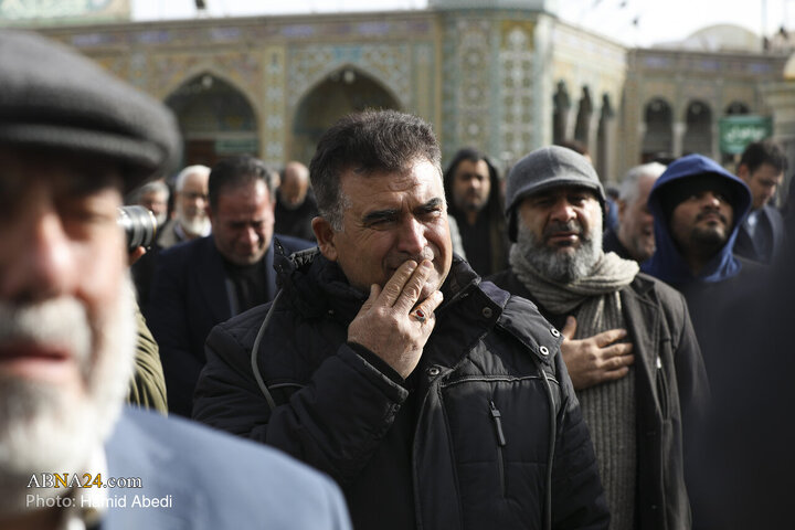 دسته عزاداری خادمان حضرت معصومه(س) در روز شهادت امام موسی کاظم(ع)